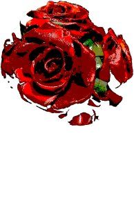 Red Rose Posterised